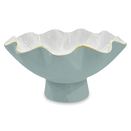 ENCANTO Carola Small Pedestal (Slate and White)