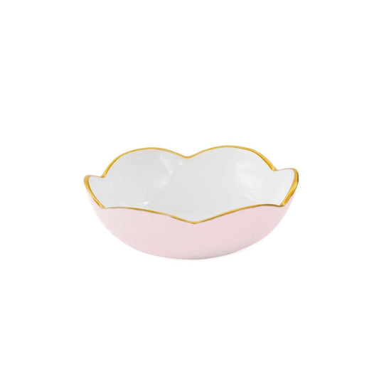 ENCANTO Amelia Mini Round Bowl (Camellia and White)