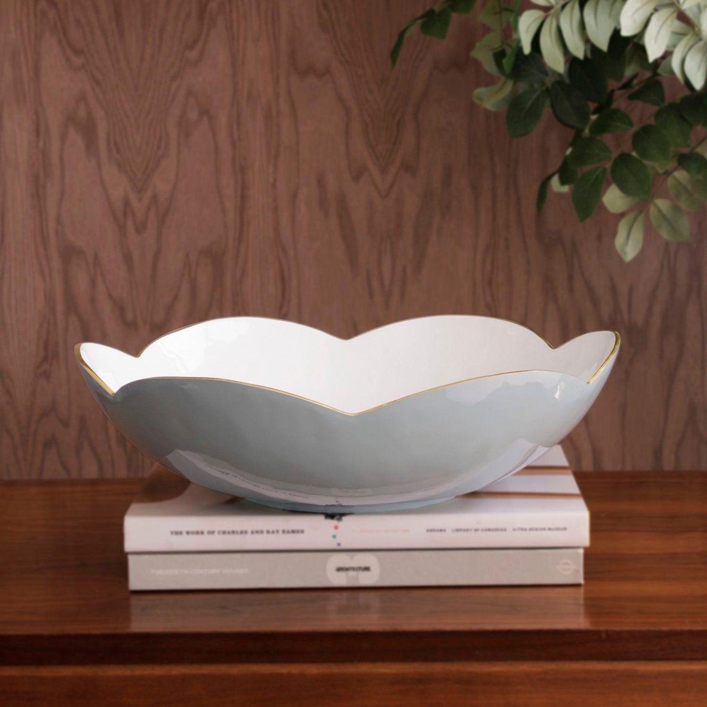 ENCANTO Amelia Large Bowl (Slate and White)