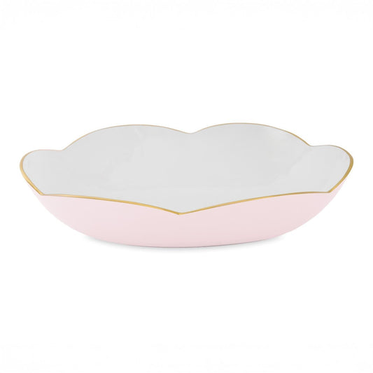 ENCANTO Amelia Extra Large Oval Bowl (Camellia and White)