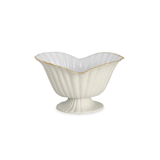 ENCANTO Vienna Medium Grissini Pedestal (Cream and white)