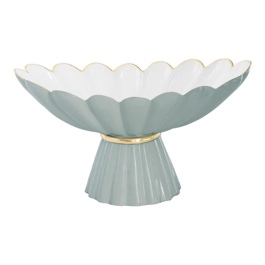 ENCANTO Vintage Hermes Pedestal (Slate and White)