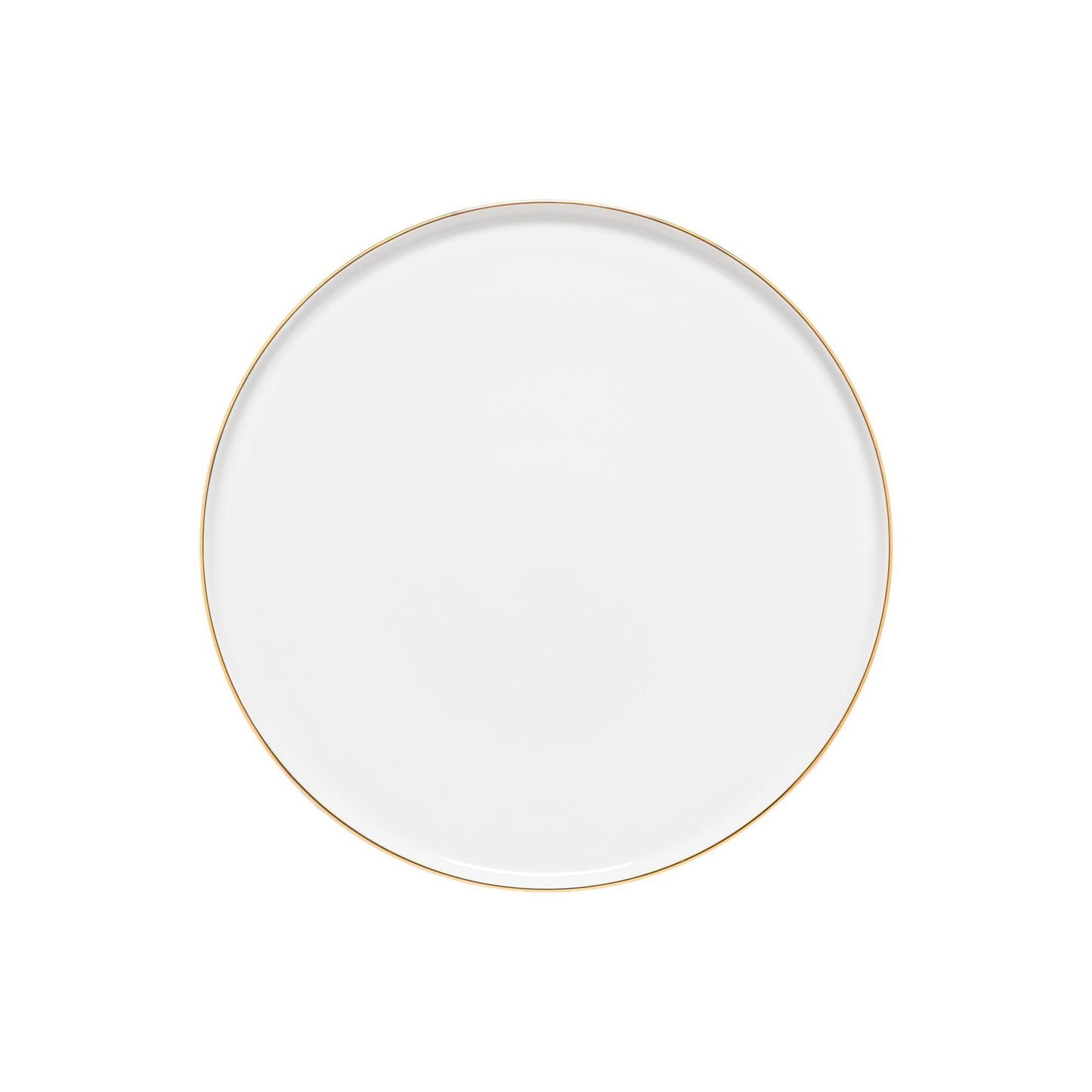 Dinner plate, White-gold
