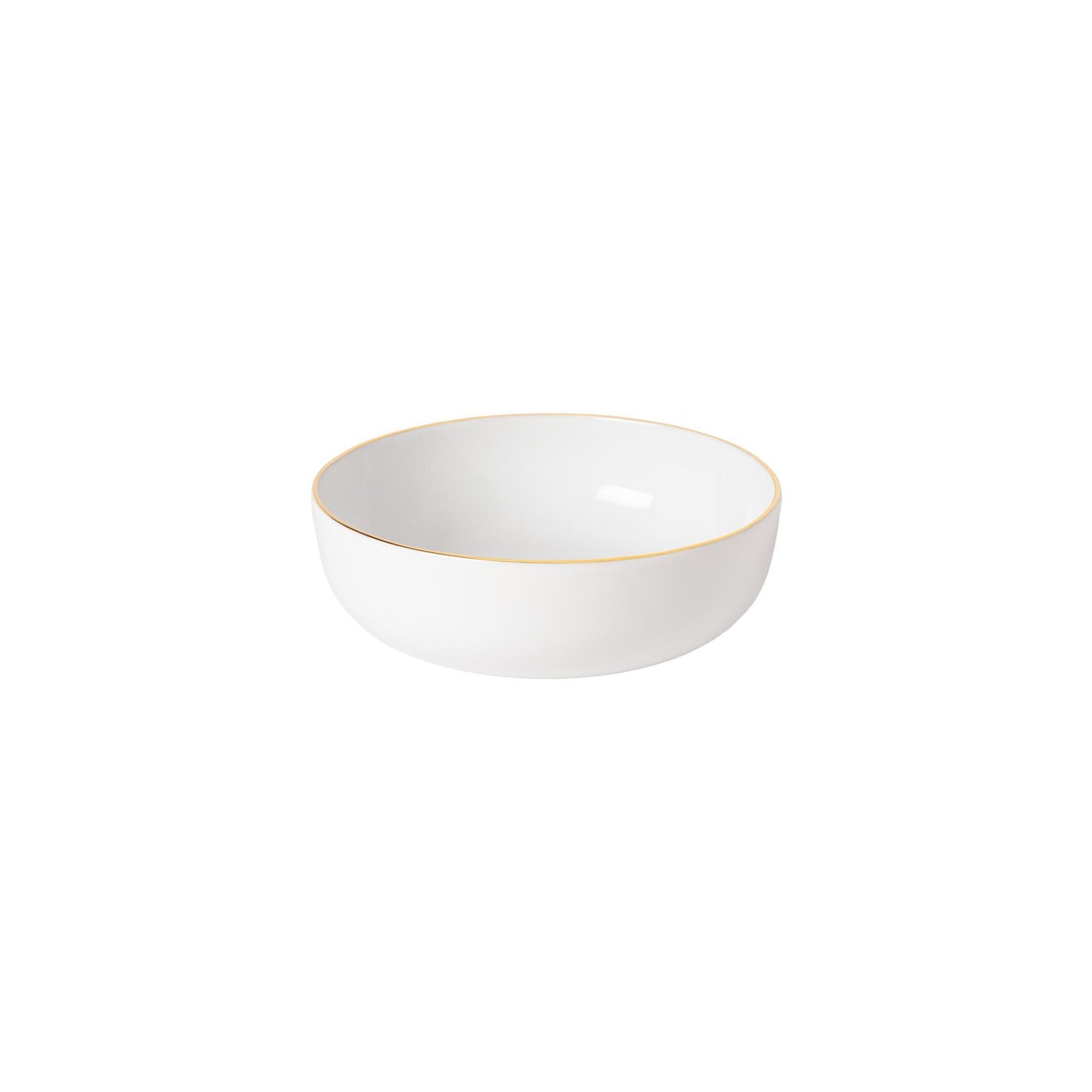 Soup/cereal bowl, White-gold