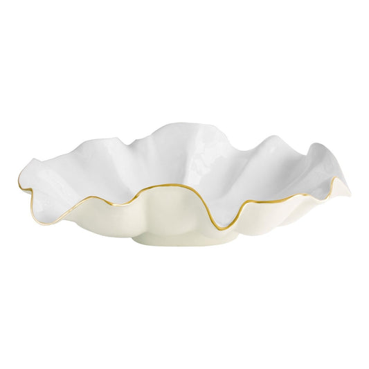 ENCANTO Aries Extra Large Bowl (Cream and White)