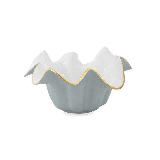ENCANTO Medium Medusa Bowl (Slate and White)