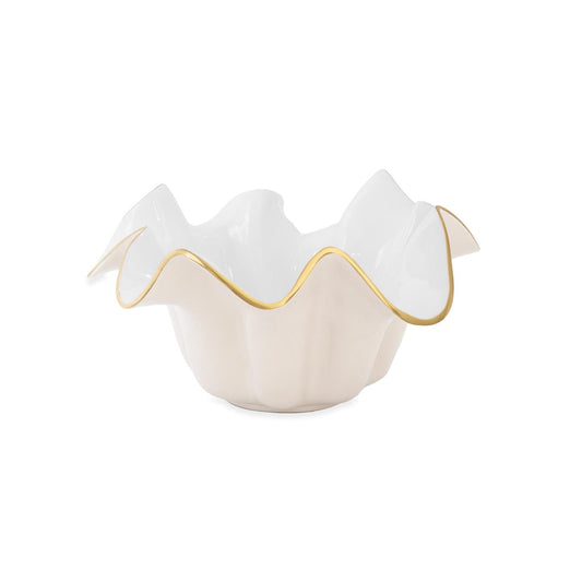 ENCANTO Medium Medusa Bowl (Cream and White)