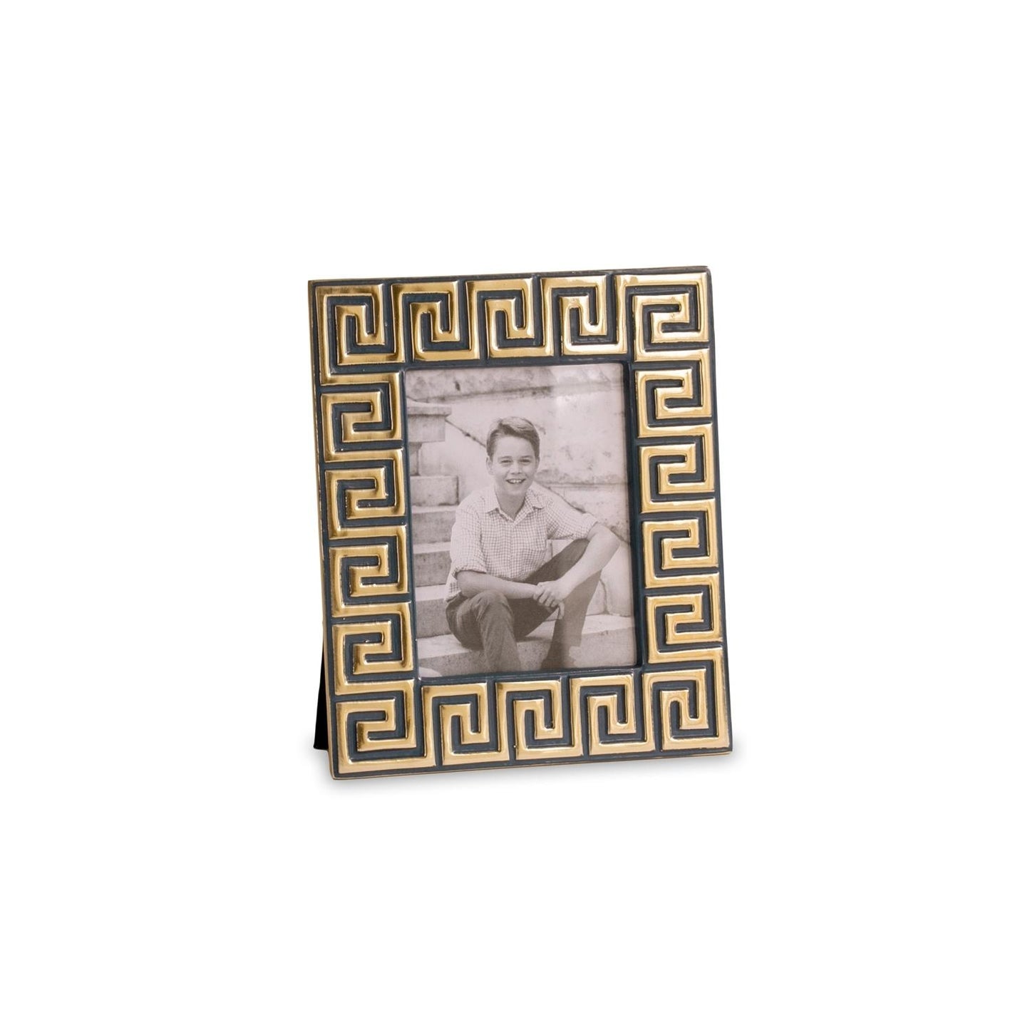 Greek Key Frame 4 x 6  (Midnight)