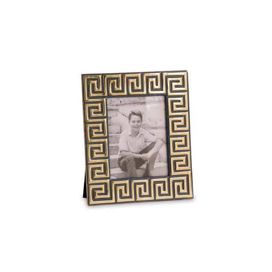 Greek Key Frame 4 x 6  (Midnight)