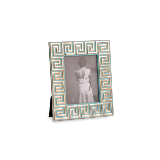 Greek Key Frame 5 x 7 (Turquoise)