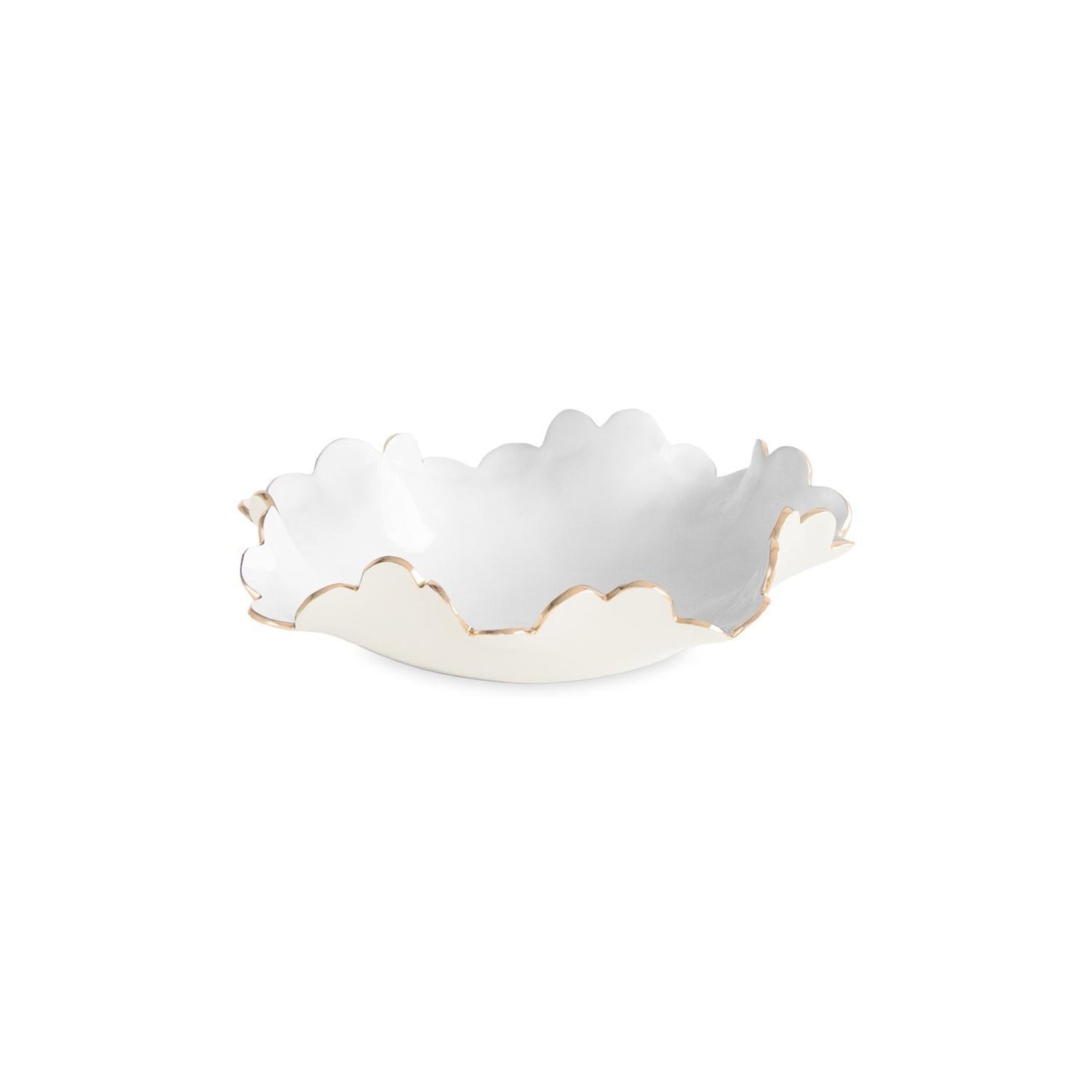 Colette Small Bowl (Cream and White)