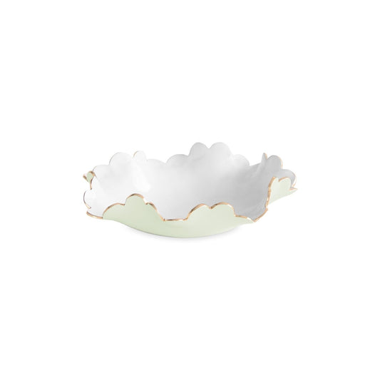 Colette Small Bowl (Pistachio and White)
