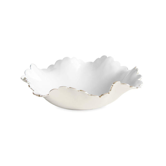 Colette Medium Bowl (Cream and White)