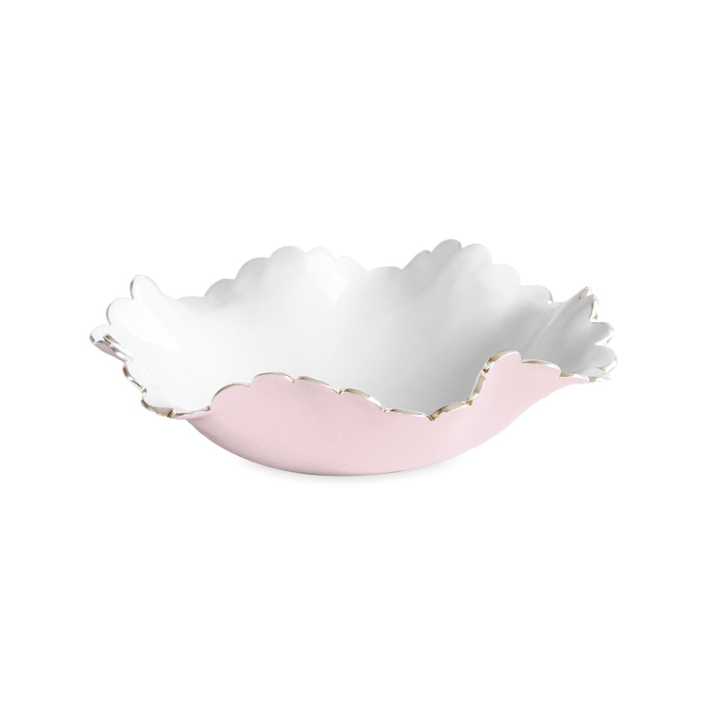Colette Medium Bowl (Camellia and White)