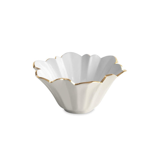 Avril Small Bowl (Cream and White)