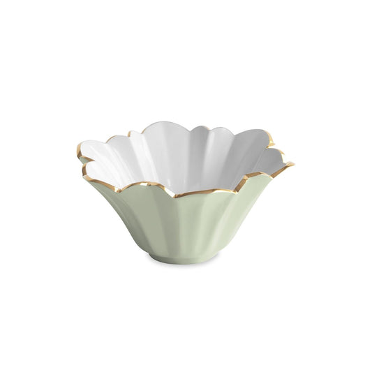 Avril Small Bowl (Pistachio and White)