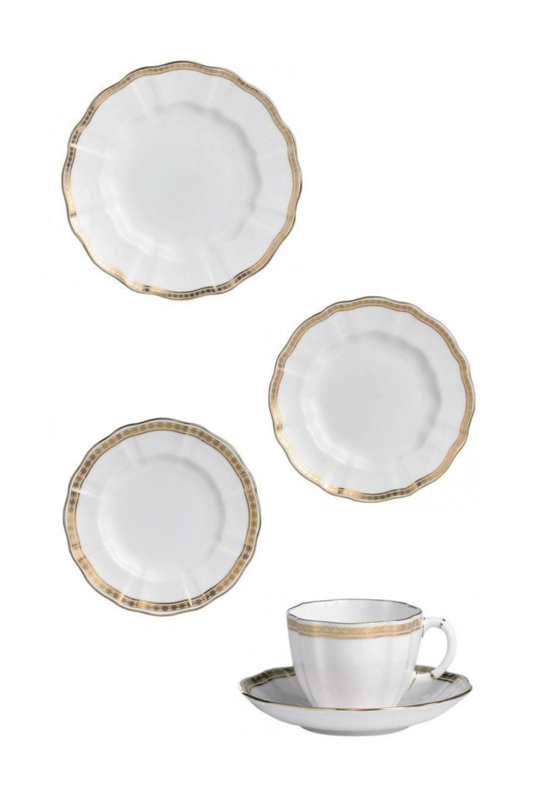 Carlton Gold by Royal Crown Derby Five Piece Place Setting