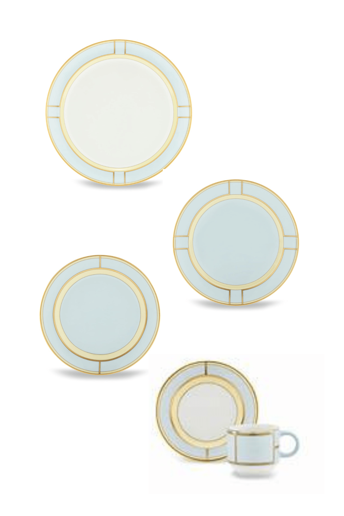 Diva Celeste by Richard Ginori Five Piece Place Setting