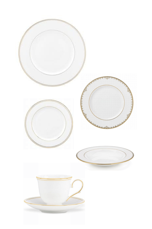 Federal Gold by Lenox Six Piece Place Setting