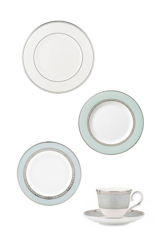 Federal Platinum w/ Westmore by Lenox Five Piece Place Setting