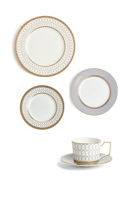 Renaissance Grey by Wedgwood  Five Piece Place Setting