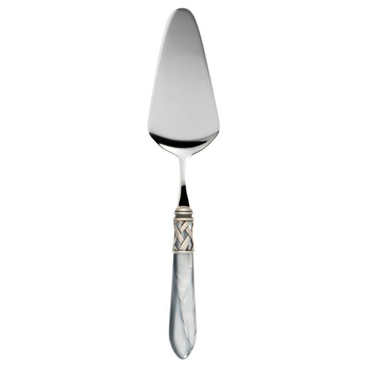 Antique Light Gray Pastry Server