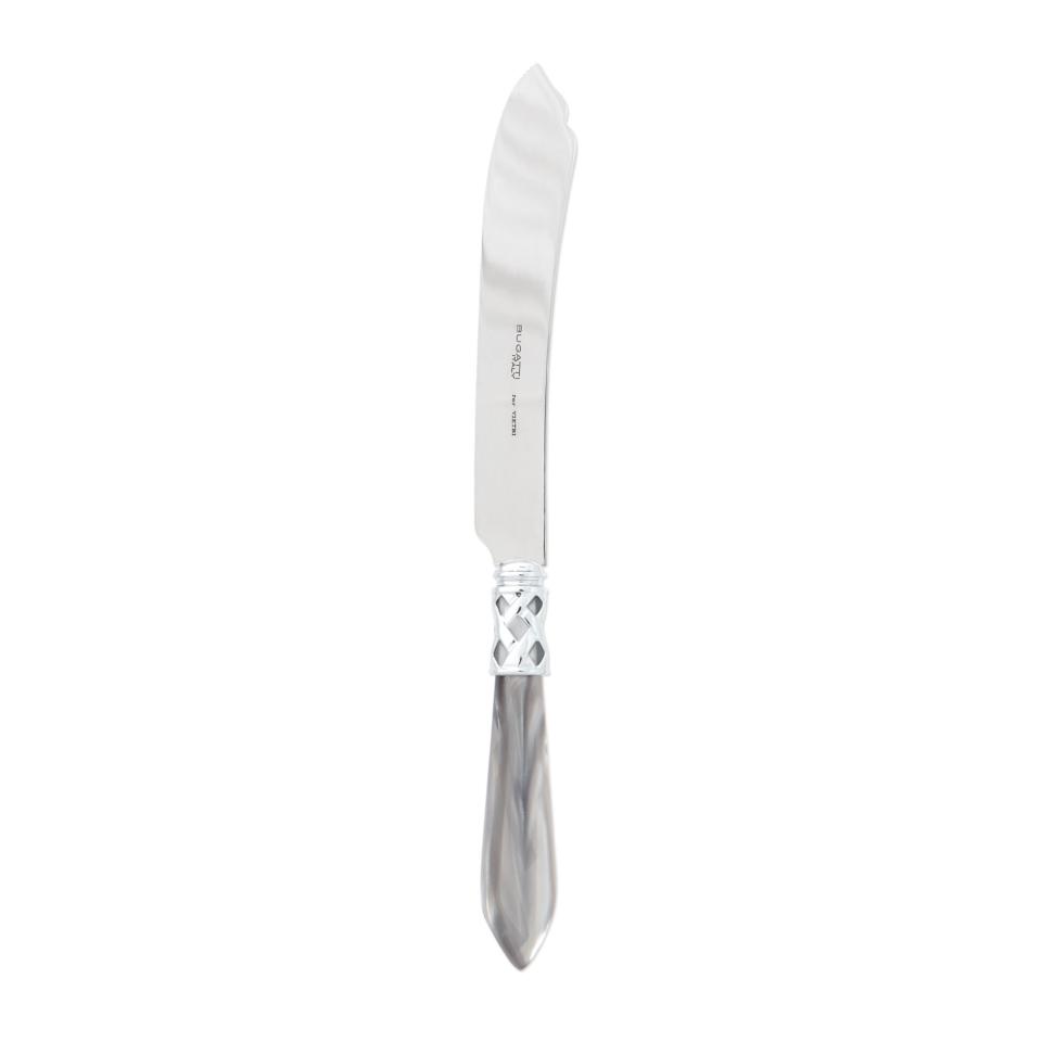 Brilliant Light Gray Cake Knife