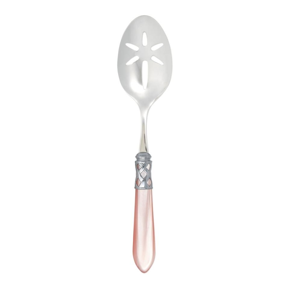 Brilliant Light Pink Slotted Serving Spoon
