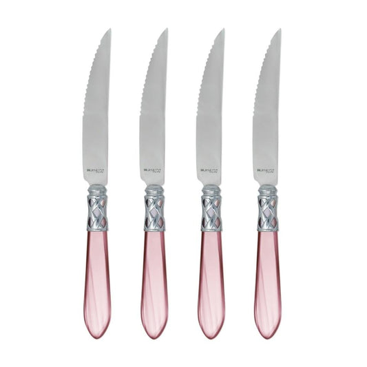 Brilliant Lilac Steak Knives - Set of 4