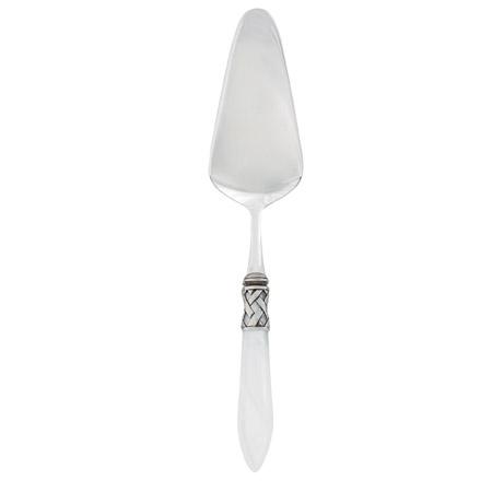 Antique White Pastry Server