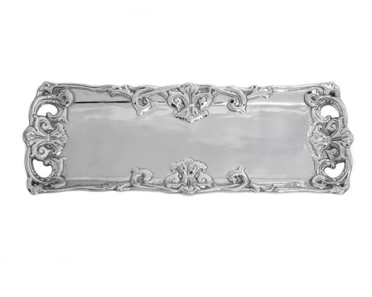 Fleur de Lis Oblong Tray