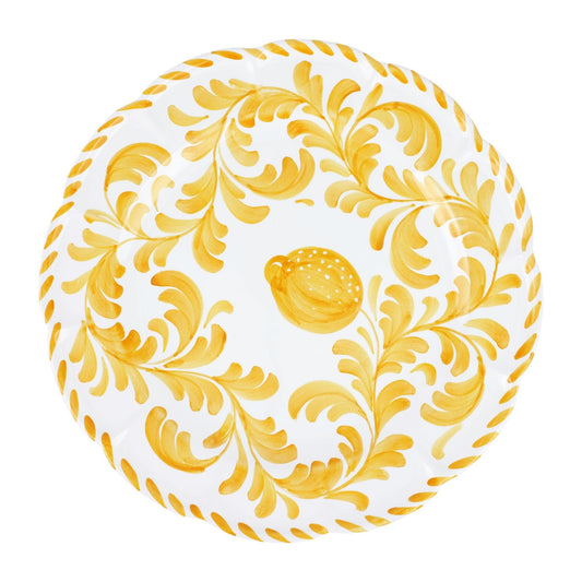 Yellow Round Platter
