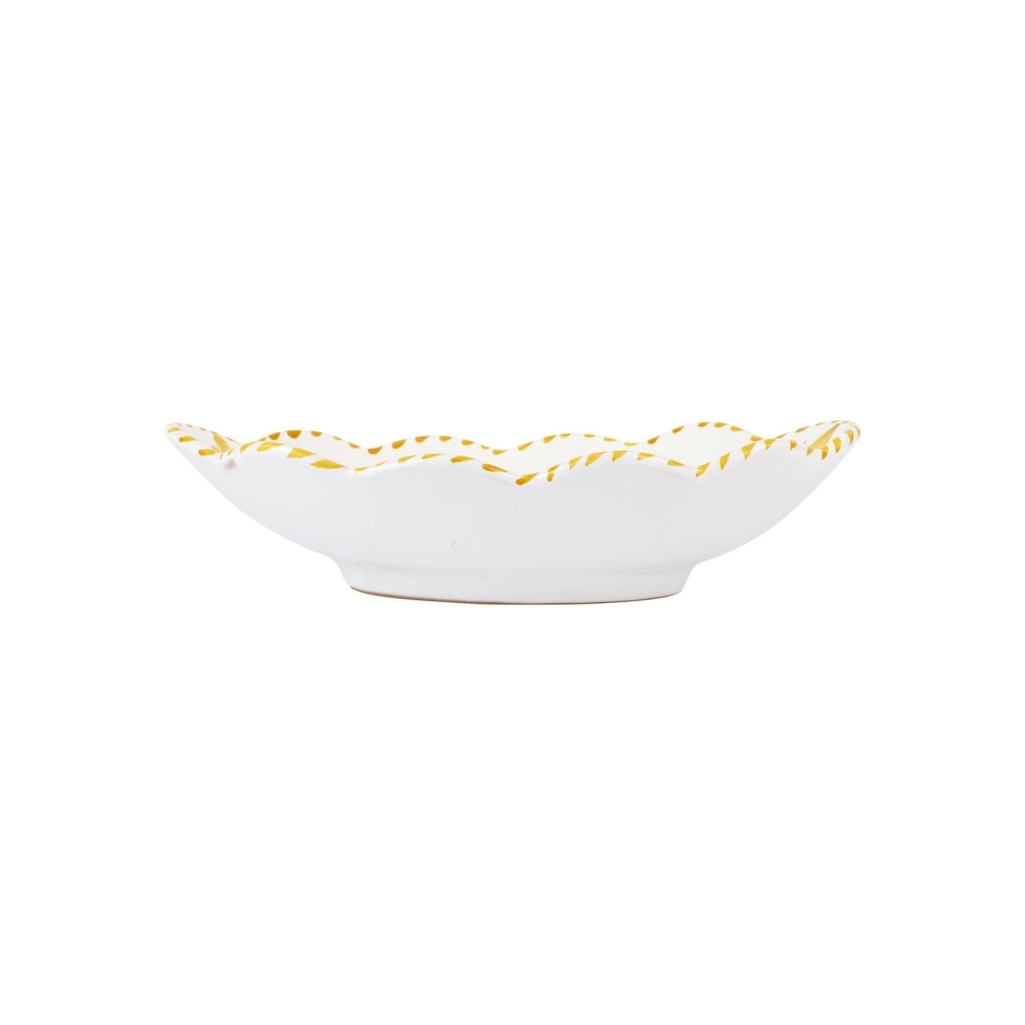 Yellow Oval Bowl
