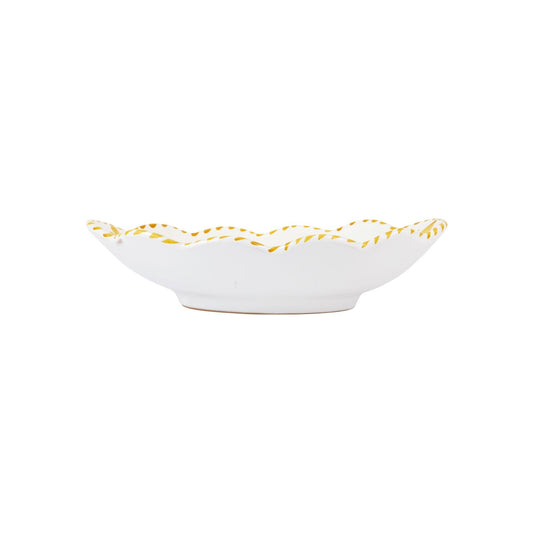 Yellow Oval Bowl