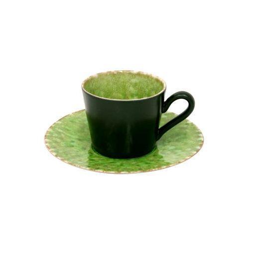 Tea Cup and Saucer 6 oz., Tomate