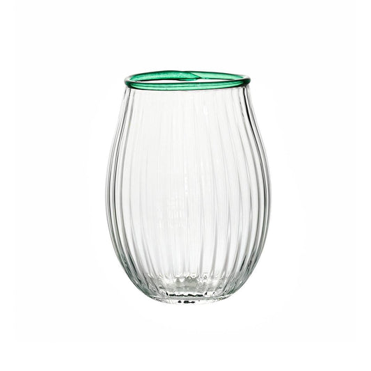 Stemless Wine Glass - Watercress
