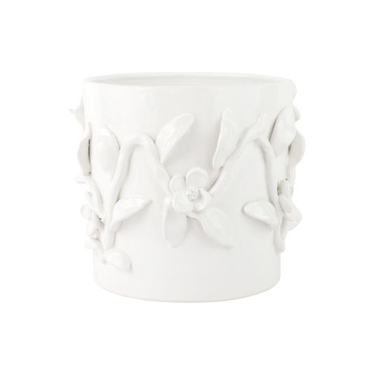 White Short Cachepot
