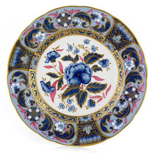 Blue Camellias Plate in Gift Box