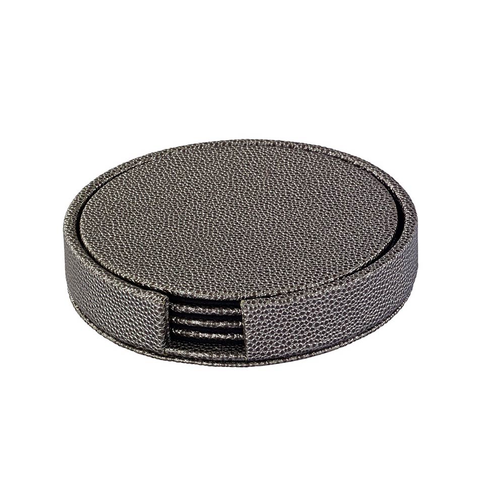 Charcoal Rd Boxed Coaster Set of 4