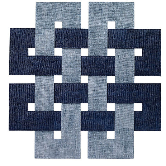 Navy Ice Blue Placemat - Pack of 4