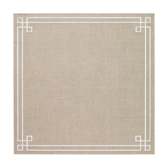 Oatmeal White Mats - Pack of 4