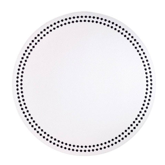 White Black Mats - Pack of 4