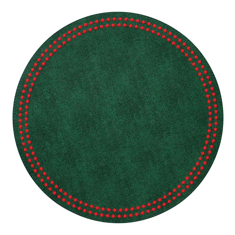 Forest/Red Mats - Pack of 4