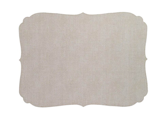 Oatmeal Oblong Mat - Pack of 4
