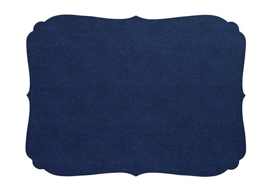Navy Oblong Mat - Pack of 4