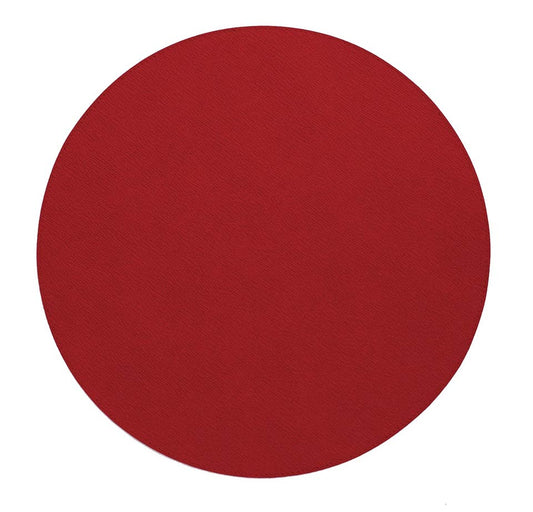 Red 15" Round Mat - Pack of 4