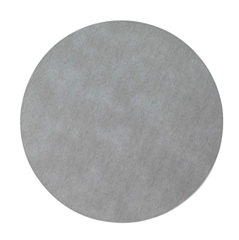 Gray 15" Round Mat - Pack of 4