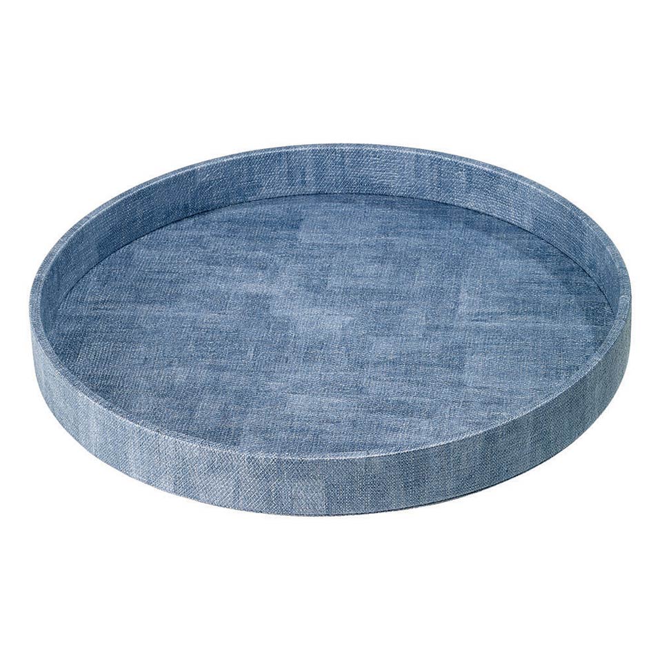 Ice Blue Round Tray