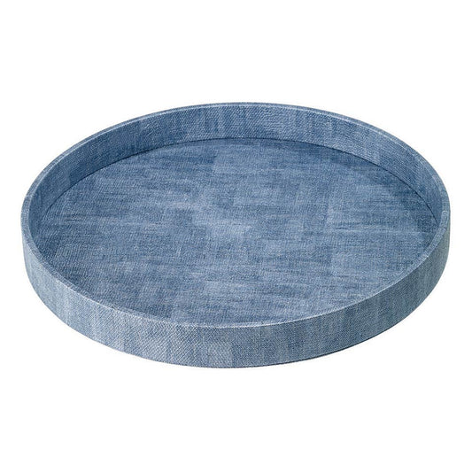 Ice Blue Round Tray
