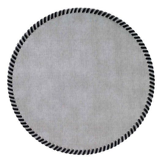 Gray 15" Rd Mat - Pack of 4